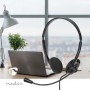 Casque PC | Supra Auriculaire | Stereo | USB Type-A / USB Type-C™ | Rabattable Microphone | Noir