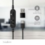Casque PC | Supra Auriculaire | Stereo | USB Type-A / USB Type-C™ | Rabattable Microphone | Noir