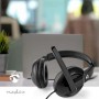 Casque PC | Tour d'oreille | Stereo | USB Type-A / USB Type-C™ | Rabattable Microphone | Noir
