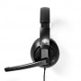 Casque PC | Tour d'oreille | Stereo | USB Type-A / USB Type-C™ | Rabattable Microphone | Noir
