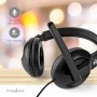 Casque PC | Tour d'oreille | Stereo | USB Type-A / USB Type-C™ | Rabattable Microphone | Noir