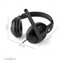 Casque PC | Tour d'oreille | Stereo | USB Type-A / USB Type-C™ | Rabattable Microphone | Noir