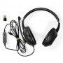 Casque PC | Tour d'oreille | Stereo | USB Type-A / USB Type-C™ | Rabattable Microphone | Noir
