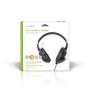 Casque PC | Tour d'oreille | Stereo | USB Type-A / USB Type-C™ | Rabattable Microphone | Noir