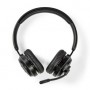 Casque PC | Supra Auriculaire | Stereo | Bluetooth | Rabattable Microphone | Noir