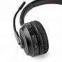 Casque PC | Supra Auriculaire | Stereo | Bluetooth | Rabattable Microphone | Noir