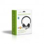 Casque PC | Supra Auriculaire | Stereo | Bluetooth | Rabattable Microphone | Noir