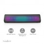 Haut -parleur Bluetooth® | Durée de lecture maximale de batterie: 6 heures | Conception de table | 18 W | Stereo | Microphone in