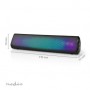 Haut -parleur Bluetooth® | Durée de lecture maximale de batterie: 6 heures | Conception de table | 18 W | Stereo | Microphone in