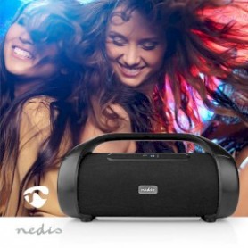 Bluetooth® Party Boombox | 9.5 heures | 2.1 | 120 W | Lecture multimédia: Onde sinusoïdale pure | IPX5 | Liable | Poignee de tra