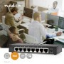 Commutateur de réseau | Vitesse filaire: Gigabit | Nombre de ports Ethernet: 8