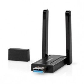 Dongle réseau | Wi-Fi | AC1200 | 2.4/5 GHz (Dual Band) | USB3.0 | Vitesse Wi-Fi totale: 1200 Mbps | Windows 10 / Windows 11 / Wi