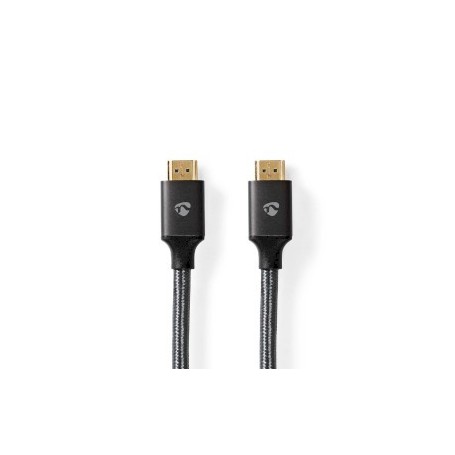 Câble ultra haute vitesse HDMI | HDMI™ Connecteur | HDMI™ Connecteur | 8K@60Hz | 48 Gbps | 5.00 m | Rond | 6.7 mm | Gris Métal G