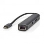 Adaptateur Multi-Ports USB | USB 3.2 Gen 1 | USB-C™ Mâle | HDMI™ Femelle / RJ45 Femelle / 3x USB-A Femelle | 5 Gbps | 0.20 m | R