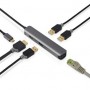 Adaptateur Multi-Ports USB | USB 3.2 Gen 1 | USB-C™ Mâle | HDMI™ Femelle / RJ45 Femelle / 3x USB-A Femelle | 5 Gbps | 0.20 m | R