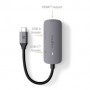 Adaptateur Multi-Ports USB | USB 3.2 Gen 1 | USB-C™ Mâle | Sortie HDMI ™ / USB-A Femelle / USB-C™ Femelle | 0.10 m | Rond | Plaq
