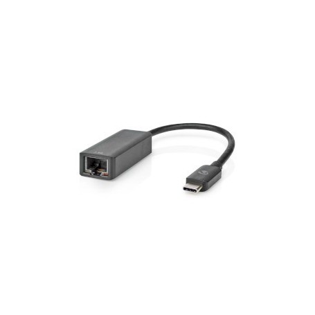 Adaptateur réseau USB | USB 3.2 Gen 1 | 2.5 Gbps | USB-C™ Mâle | RJ45 Femelle | 0.20 m | Rond | Plaqué nickel | Cuivre étamé | N