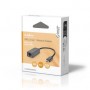 Adaptateur réseau USB | USB 3.2 Gen 1 | 2.5 Gbps | USB-C™ Mâle | RJ45 Femelle | 0.20 m | Rond | Plaqué nickel | Cuivre étamé | N