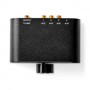 Commutateur audio analogique | 4-Port port(s) | Entrée de connexions: 1 entrée audio 3,5 mm / 3x (2x RCA Femelle) | Sortie de co