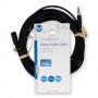 Câble audio stéréo | 3.5 mm Mâle | 3.5 mm Femelle | Plaqué nickel | 5.00 m | Rond | Noir | Label