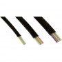 Câble modulaire, InLine®, 4 fils ruban noir, 100m Ring