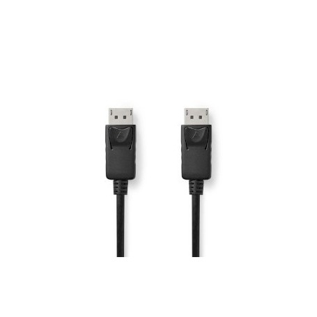 Câble Display Port | DisplayPort Mâle | DisplayPort Mâle | 4K@60Hz | Plaqué nickel | 3.00 m | Rond | PVC | Noir | Label