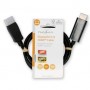 Câble Display Port | DisplayPort Mâle | HDMI™ Connecteur | 1080p | Plaqué nickel | 1.00 m | Rond | PVC | Noir | Label