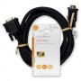 Câble VGA | VGA Mâle | VGA Mâle | Plaqué nickel | Résolution maximale: 1280x768 | 3.00 m | Rond | ABS | Noir | Label