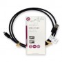 Câble USB | USB 2.0 | USB-A Mâle | USB Micro-B mâle | 10 W | 480 Mbps | Plaqué nickel | 1.00 m | Rond | PVC | Noir | Label