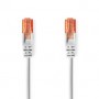 Câble Cat 6 | RJ45 Male | RJ45 Male | U/UTP | 1.00 m | Rond | PVC | Gris | Label
