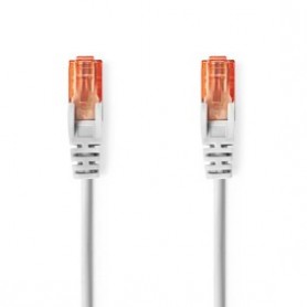 Câble Cat 6 | RJ45 Male | RJ45 Male | U/UTP | 1.00 m | Rond | PVC | Gris | Label