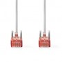 Câble Cat 6 | RJ45 Male | RJ45 Male | U/UTP | 1.00 m | Rond | PVC | Gris | Label