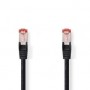 Câble Cat 6 | RJ45 Male | RJ45 Male | S/FTP | 20.0 m | Rond | LSZH | Noir | Label