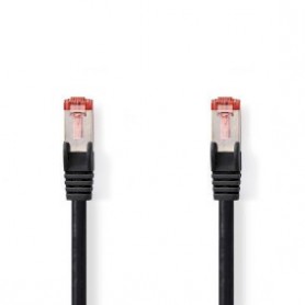 Câble Cat 6 | RJ45 Male | RJ45 Male | S/FTP | 20.0 m | Rond | LSZH | Noir | Label