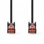 Câble Cat 6 | RJ45 Male | RJ45 Male | S/FTP | 3.00 m | Rond | LSZH | Noir | Label