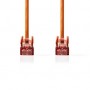 Câble Cat 6 | RJ45 Male | RJ45 Male | S/FTP | 1.00 m | Rond | LSZH | Orange | Label