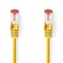 Câble Cat 6 | RJ45 Male | RJ45 Male | S/FTP | 0.50 m | Rond | LSZH | Jaune | Label