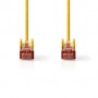 Câble Cat 6 | RJ45 Male | RJ45 Male | S/FTP | 0.50 m | Rond | LSZH | Jaune | Label