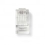 Connecteur RJ45 | Mâle | Stranded UTP CAT6 | Droit | Plaqué or | 1 pièces | PVC | Transparent | Boîte