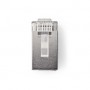 Connecteur RJ45 | Mâle | Stranded STP CAT6 | Droit | Plaqué or | 1 pièces | PVC | Transparent | Boîte