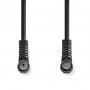câble Coax | IEC (Coax) Mâle | IEC (Coax) Femelle | Plaqué nickel | 120 dB | 75 Ohm | Quad blindé | 1.50 m | Rond | PVC | Noir |