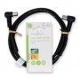 câble Coax | IEC (Coax) Mâle | IEC (Coax) Femelle | Plaqué nickel | 120 dB | 75 Ohm | Quad blindé | 1.50 m | Rond | PVC | Noir |
