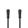câble Coax | IEC (Coax) Mâle | IEC (Coax) Femelle | Plaqué nickel | 120 dB | 75 Ohm | Quad blindé | 3.00 m | Rond | PVC | Noir |