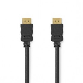 Câble HDMI Haute Vitesse avec ethernet | HDMI™ Connecteur | HDMI™ Connecteur | 4K@30Hz | ARC | 10.2 Gbps | 1.00 m | Rond | PVC |