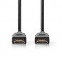 Premium Câble HDMI haute vitesse avec ethernet | HDMI™ Connecteur | HDMI™ Connecteur | 4K@60Hz | 18 Gbps | 1.50 m | Rond | PVC |