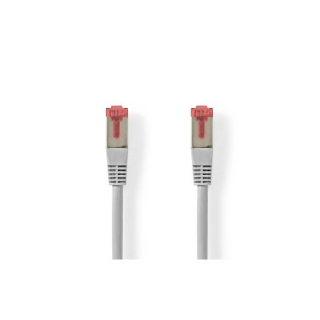 Câble Cat 6 | RJ45 Male | RJ45 Male | SF/UTP | 0.50 m | Rond | PVC | Gris | Label