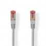 Câble Cat 6 | RJ45 Male | RJ45 Male | SF/UTP | 3.00 m | Rond | PVC | Gris | Label