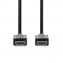 Câble HDMI Haute Vitesse avec ethernet | HDMI™ Connecteur | HDMI™ Connecteur | 4K@30Hz | ARC | 10.2 Gbps | 1.50 m | Rond | PVC |