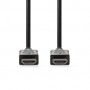 Câble HDMI Haute Vitesse avec ethernet | HDMI™ Connecteur | HDMI™ Connecteur | 4K@30Hz | ARC | 10.2 Gbps | 25.0 m | Rond | PVC |