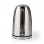 Bouilloire électrique | 1.7 l | Acier | Argent / Noir | Rotatif à 360 degrés | Élément chauffant dissimulé | Contrôleur Strix® |
